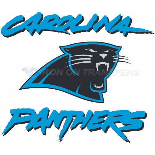 Carolina Panthers Iron-on Stickers (Heat Transfers)NO.443